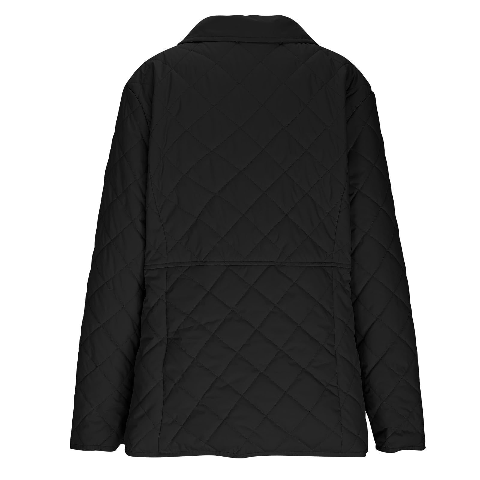 Women's Quilted Barn Jacket 2026 Trendy Lightweight Puffy Zip Up Bomber Coat Warm Winter Outwear with Pocket