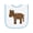 White and Light Blue, variant on Inktastic Horse Baby Terry Cloth Bib