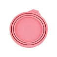 thumbnail image 4 of Tapa hermética de silicona para latas de mascotas, sellador versátil para almacenar alimentos, tapa flexible para perros Rosa, 4 of 9