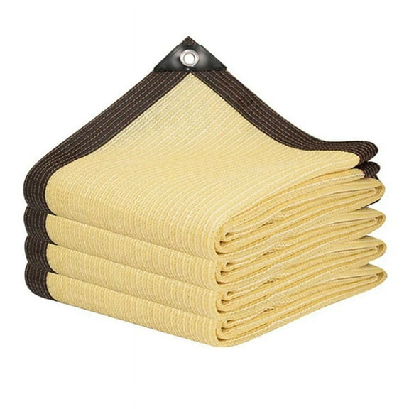 UV Protection Beige Shade Net Garden Balcony Plant Shed Shade Sail Outdoor Swimming Pool Awning Cover Cam
