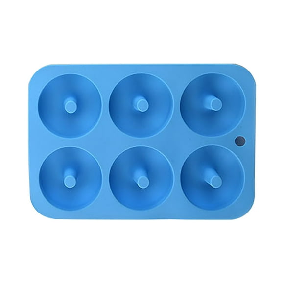 Rbaofujie Silicone Molds for Food Donut Baking Pan Non-Stick Dishwasher Decoration Tools Food Tray