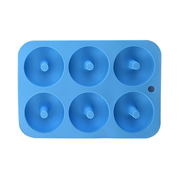 Teissuly Silicone Donut Mold for 6 Doughnuts, Food Grade Silicone Bagels Baking Pan, Non-Stick, Dishwasher Safe, Heat Resistant and Microwave Safe Teissuly WER202312141414