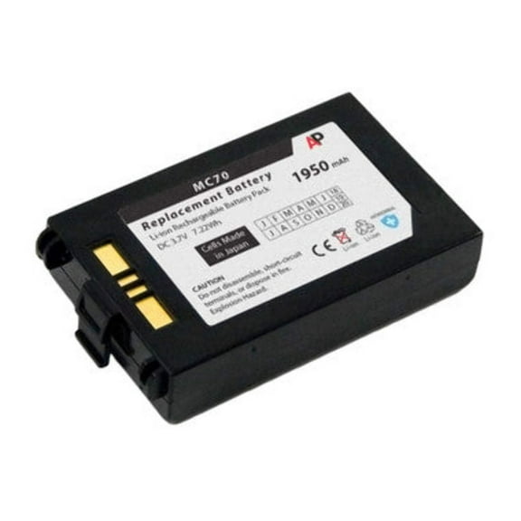 Replacement Battery for Motorola/Symbol MC70 & MC75 Series Scanners. 1950mAh