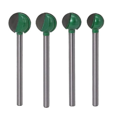 

Set with 4 Extended Ball Burs for Carving 6mm Shank