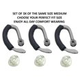 thumbnail image 2 of Kit de almohadillas para auricular inalámbrico WirelessFinest para Plantronics CS540 W740, 2 of 4