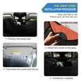 thumbnail image 2 of Qxltty Vibrant Style Dog Pattern Car Windshield Sunshades Foldable UV Rays Sun Visor Protector Keep Your Vehicle Cool 57×31.5in, 2 of 8
