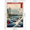thumbnail image 3 of View from Satta Suruga, Scenic Framed Art Print Wall Art by Ando Hiroshige Sold by ArtCom, 3 of 6