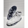 thumbnail image 1 of Ni - ke New 2022 Air Jordan 6 Retro Shoes Midnight Navy White Men's Size 8.5 [CT8529 141, 1 of 5