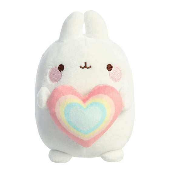 Aurora - Molang - 6" Rainbow Heart Molang