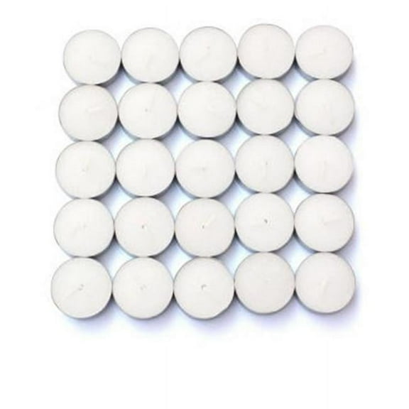 Zest Candle CTZ-008 White Citronella Tealight Candles -100pcs-Box