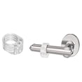 thumbnail image 1 of Pack de 15 topes para tiradores de puertas, transparentes para proteger paredes y muebles (en forma de O), 1 of 5