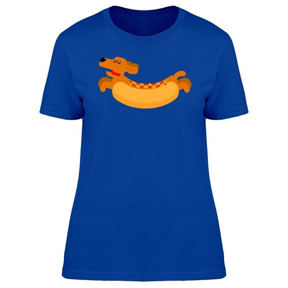 Flying Hot Dog T-Shirt Women -Image by Shutterstock, Female x-Large