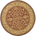 thumbnail image 2 of Safavieh Golden Jaipur Dreda Bordered Wool Area Rug, Rust/Green, 6' x 6' Round, 2 of 9