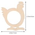 thumbnail image 2 of Miangastore 20 Pcs Anneaux de Serviette en Forme de Poule de Pâques Décorations de Table à Manger, 2 of 8