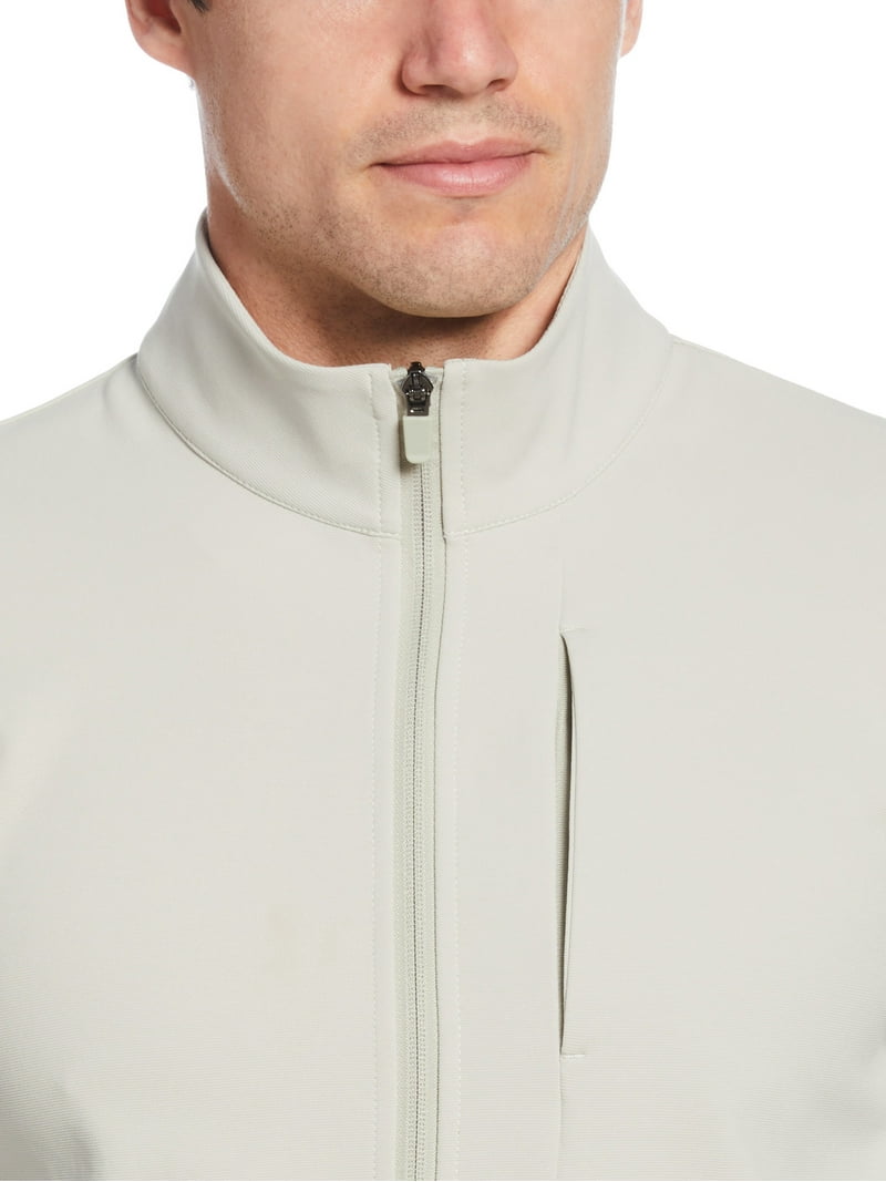 Ben Hogan Men's Micro Texture Full Zip Sport Jacket, Ottoman