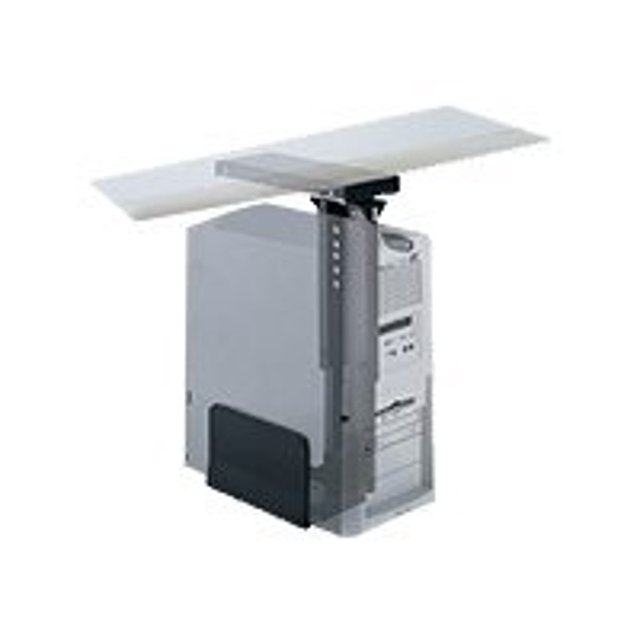 Safco Ergo-Comfort CPU Support Pivotant pour - Support pour Unité Système - Noir