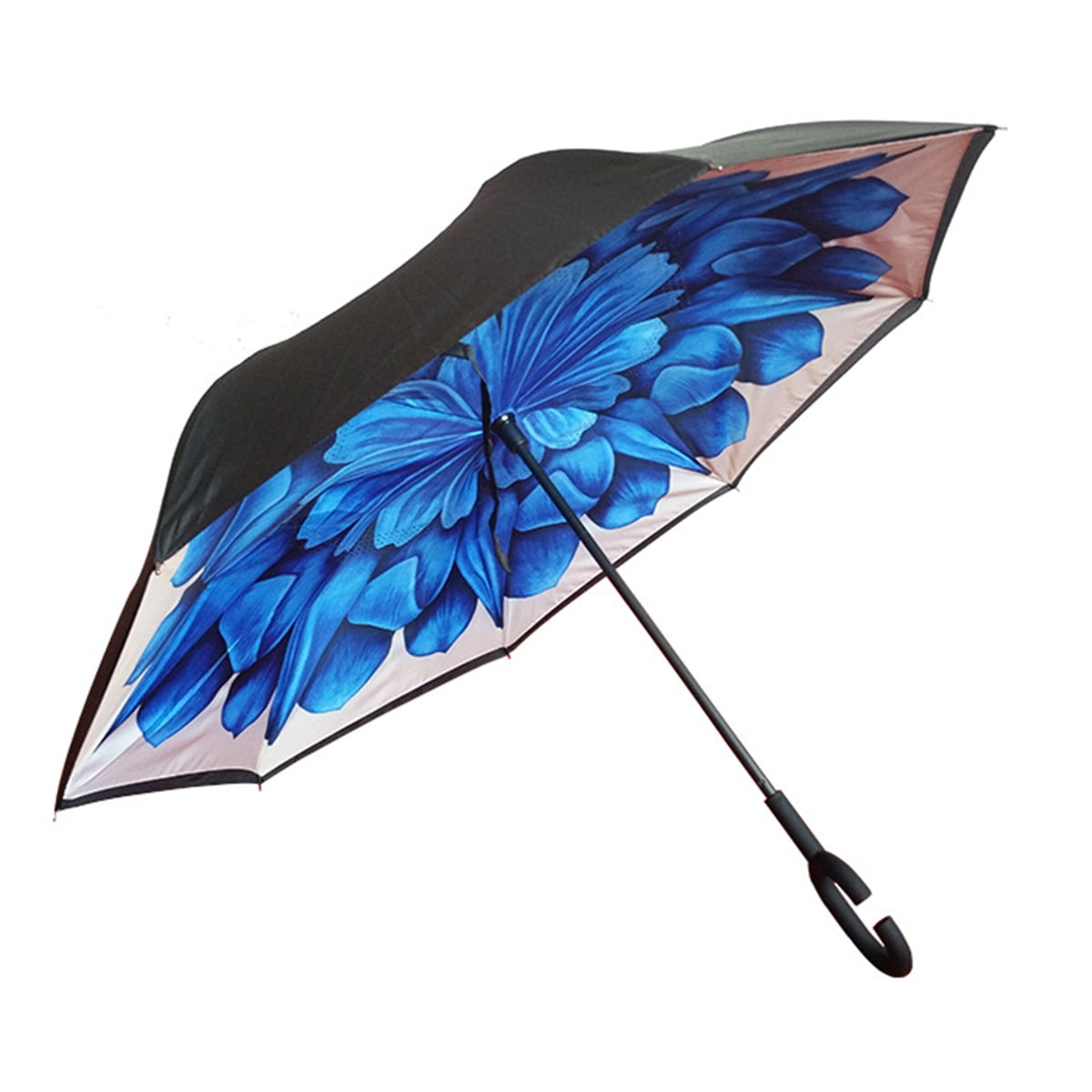 Umbrellas Upside Down Umbrellas with CShaped Handle for Women and Men