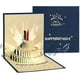 thumbnail image 1 of (Azul) Tarjeta de cumpleaños, tarjetas de felicitación para mujeres y hombres con música y luces, invitación de cumpleaños para niñas y niños, tarjeta de felicitación emergente 3D con sobre, 1 of 5
