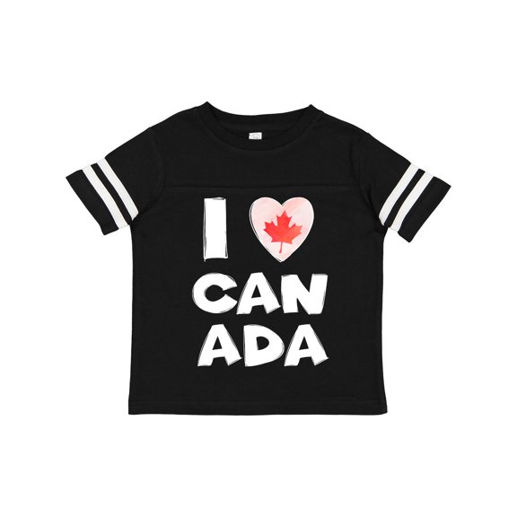 Inktastic I Love Canada Heart with Maple Leaf Boys or Girls Toddler T-Shirt