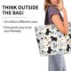 thumbnail image 2 of Fotbe Funny Puppy Bolsa Tote Estética de Lona con Estampado para Mujer - Bolsa Reutilizable de Hombro Casual para Vacaciones, Compras, Trabajo y Gimnasio, 2 of 8