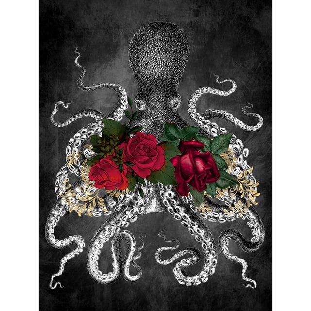 Cuadros Decorativos 5D DIY Diamante Pintura pulpo Taladro completo Rhinestone Mosaico Imagen de arte DQrwqpou Nuevos Originales
