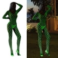 thumbnail image 4 of Bas Résille Lumineux Brillent dans le Noir Vêtements Collants Résille Taille Unique C9B0, 4 of 9