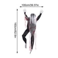 thumbnail image 2 of Halloween Decorative Props, Climbing Ghost, Non Voice Controlled Decoration Big Hanging Ghost Script Kill Scene Layout Props, 2 of 4