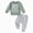 H135-Light Green, variant on TOWED22 Infant Toddler Baby Boy Clothes 2-Piece Long Sleeve Sweatshirt Tops Pocket Joggers Pants Cartoon Graphic Fall Winter Outfits Clothing(Light Green,18-24 M)