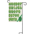 thumbnail image 5 of SKYSONIC Patrick Day Alphabet Clover Double-Sided Printed Garden House Sports Flag-28x40(in)-Polyester Decorative Flags for Courtyard Garden Flowerpot, 5 of 6