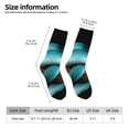 thumbnail image 2 of Lukts Chaussettes Bleues Motif Serpent Viper pour Femmes, Chaussettes Mi-Mollet à Contrôle d'Humidité, 2 of 6