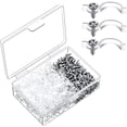 thumbnail image 1 of 200 Pieces Led Strip Lights Clips Light Mounting Clips One Side Led Light Clips with Screws for 10 mm Wide Waterproof LED Strip Lights, 1 of 7