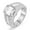 White, variant on 4 Carat Moissanite Ring Mens Engagement Rings Emerald Cut D Color VVS1 Clarity Lab Created Diamond Ring 925 Sterling Silver Promise Rings for Him Size 7-12