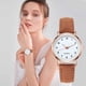 thumbnail image 2 of SENJIAQ Watches for Women Updated Ladies Quartz Wrist Watches Stainless Steel Glow in The Dark Round Dial for Casual Daily offices Fashion, 2 of 3