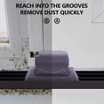 thumbnail image 5 of VIVEFOX Magic Window Cleaning Brush, Creative Door Window Groove Cleaning Brushes, Kitchen Decontamination Brush, 12 Pcs, 5 of 7
