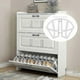 thumbnail image 1 of Pair Shoe Cabinet Shelves Home Hollow Double Shelf Shoe Rack Cabinet Drawer Shoe Rack, Shelf, Cabinet, 1 of 4