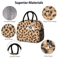 thumbnail image 4 of Womens Beige and Black Leopard Pattern Lunch Box for Work,Insulated Lunch Bag for Women,Loncheras Para Mujer,Leakproof Adult Lunch Bag for Work,Beach,Travel,Picnic,Camping, 4 of 7