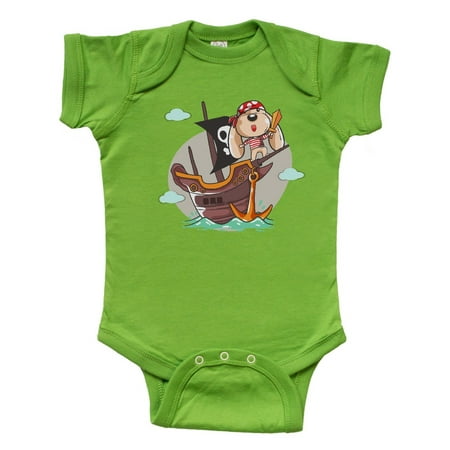 

Inktastic Cute Pirate Dog Gift Baby Boy or Baby Girl Bodysuit