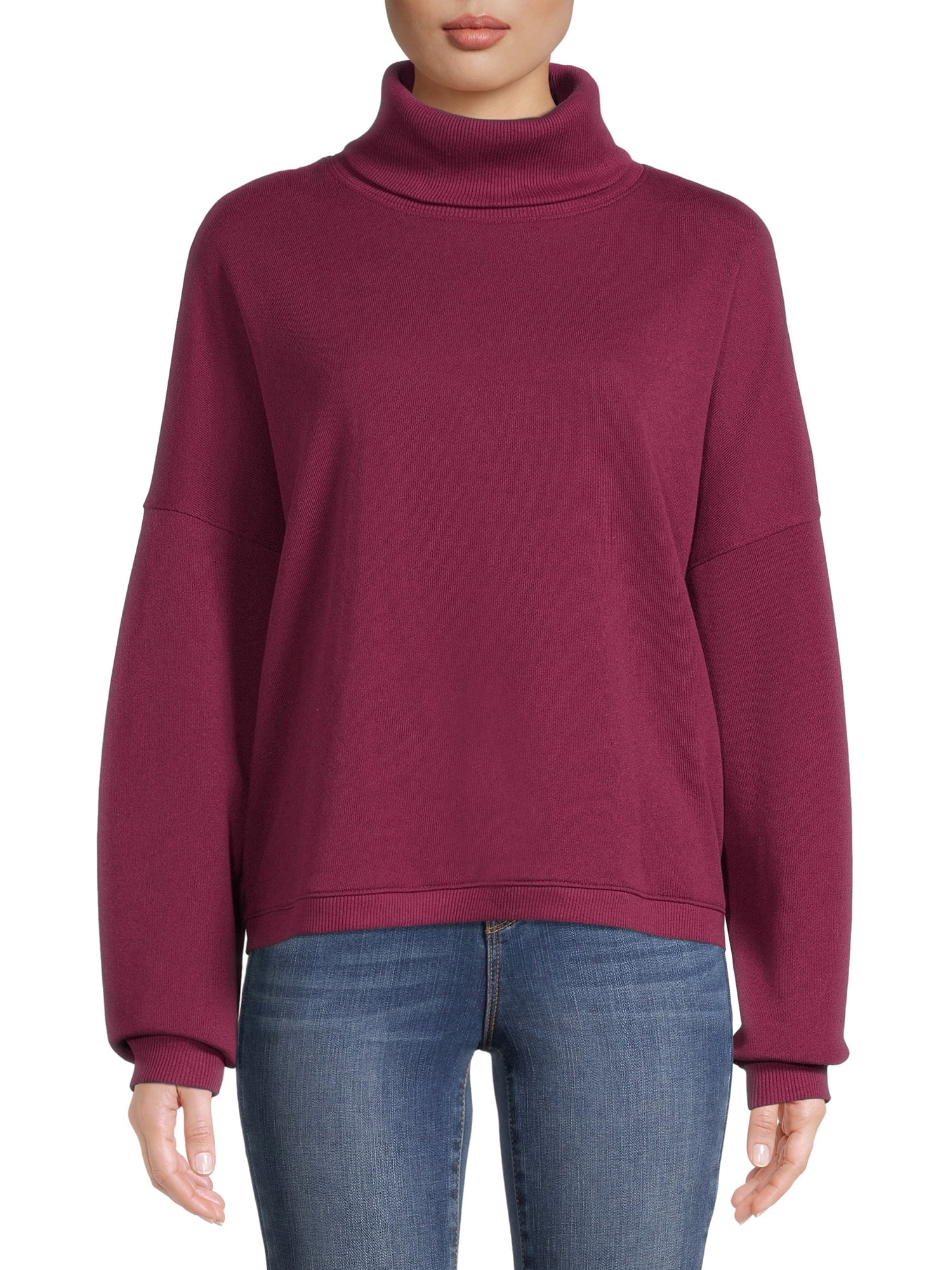 Time and tru turtleneck sweatshirt Clearance