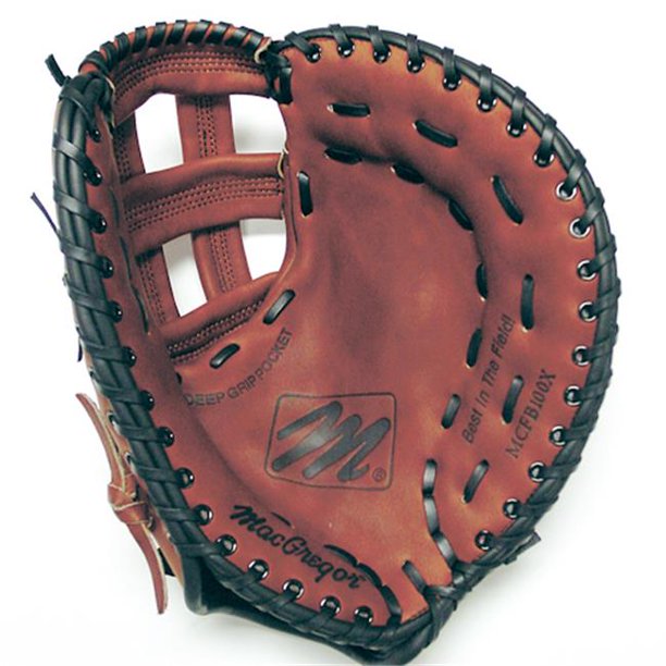 MacGregor 12.5" First Base Series Baseball First Base Mitt, Right Hand