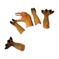 thumbnail image 1 of 5x marionetas de juguetes cabeza de Animal juguetes de juego de rellenos de , decoraciones marioneta de mano muñeca de juguetes, 1 of 9