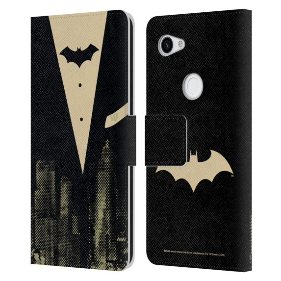 Head Case Designs Officially Licensed Batman DC Comics Duality Suit Leather Book Wallet Case Cover Compatible with Google Pixel 3a