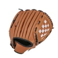 thumbnail image 1 of Soidarity Guante de béisbol Deportes al aire libre Béisbol Softbol Práctica Guante de entrenamiento Equipo deportivo 10.5 / 11.5 / 12.5 Pulgadas Béisbol marrón 10.5 pulgadas Soidarity OD000036-01B, 1 of 6
