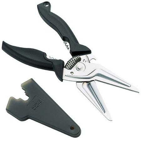 Kuhn Rikon Black Kitchen Shears with Storage Sheath