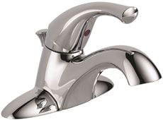 Chrome Delta 520 Classic Single Handle Centerset Bathroom Faucet 