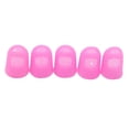 thumbnail image 3 of Silicone Thimbles 5 Pack Hollow Breathable Finger Sleeves for Sewing DIY Crafts and Needlework, 3 of 7