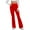 Red, variant on Fesfesfes Dressy Pants for Women Casual Slim Fit Wear to Work Trousers High Elastic Waist Stretchy Pants Solid Color Sports Yoga Flared Pants