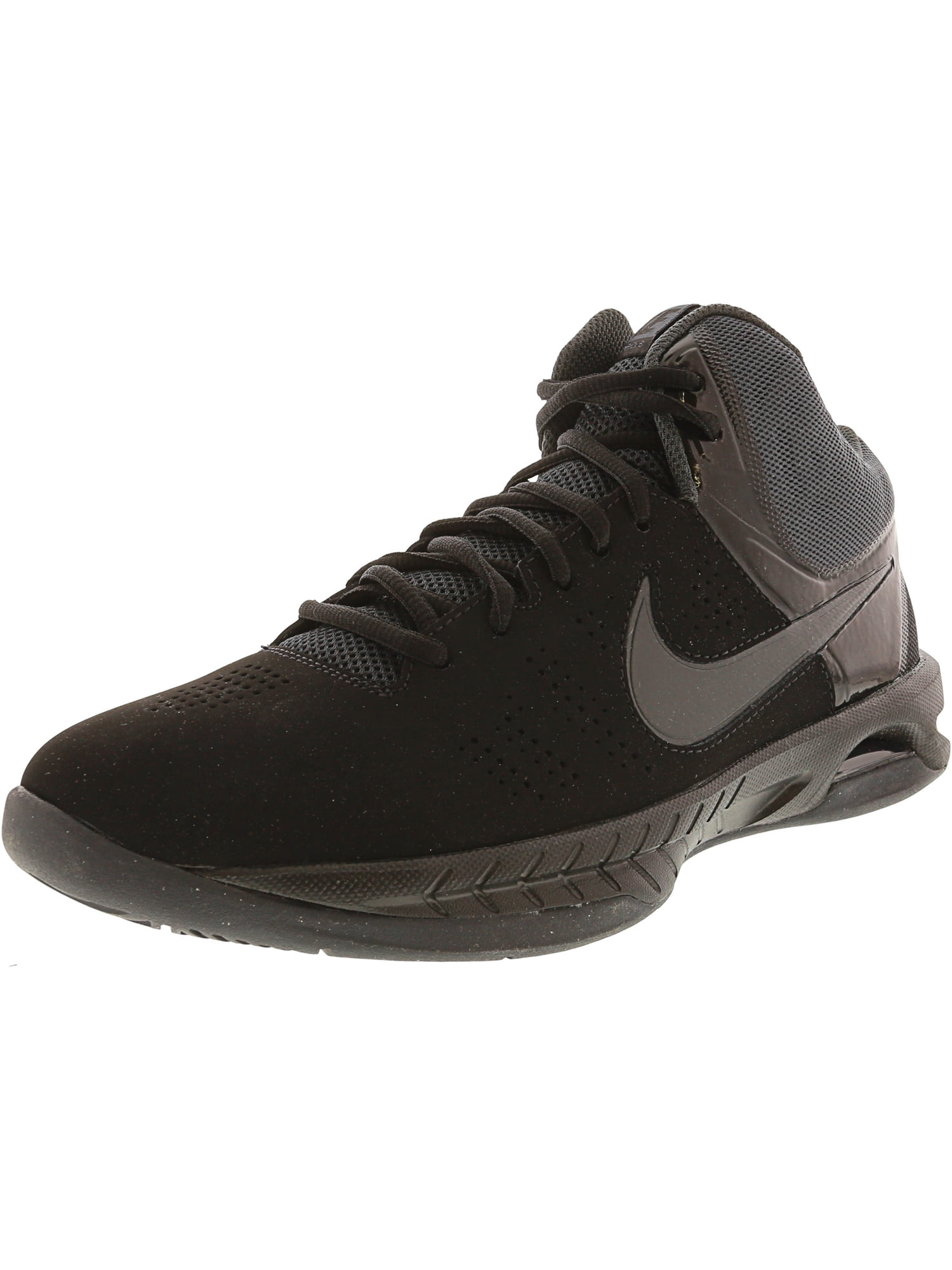 Nike Men's Air Visi Pro Vi Nbk Black/Anthracite Ankle-High Nubuck  Basketball Shoe - 10M