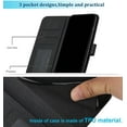 thumbnail image 5 of S22 Case Wallet 2022, for Galaxy S22 Case,[Wrist Strap][Card Holder Slots][Kickstand] Premium PU Leather S22 Phone Cases Flip Cover  Protective for Samsung Galaxy S22 Case (Black), 5 of 14