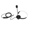 thumbnail image 2 of Monaural Call Center Headset, 3.5mm Office Headset Soft Ear Cushion  For Call Center, 2 of 8