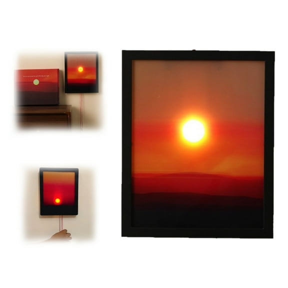 Adjustable Wall Projection Lamp Entrance Wall Hanging Lights Fashion Sunset Lights Sunrise Lamp for Bedroom Living Room